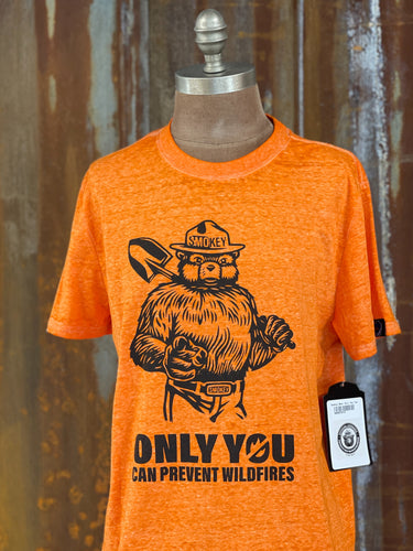 Smokey Tee- Orange CLEARANCE
